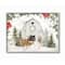Stupell Industries Rustic Holiday Barn Animals Seasonal Christmas Winter  Framed Wall Art